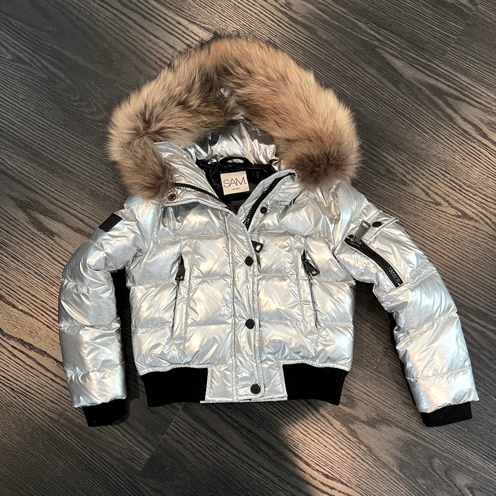Girls SAM Fur Hood Puffer Jacket